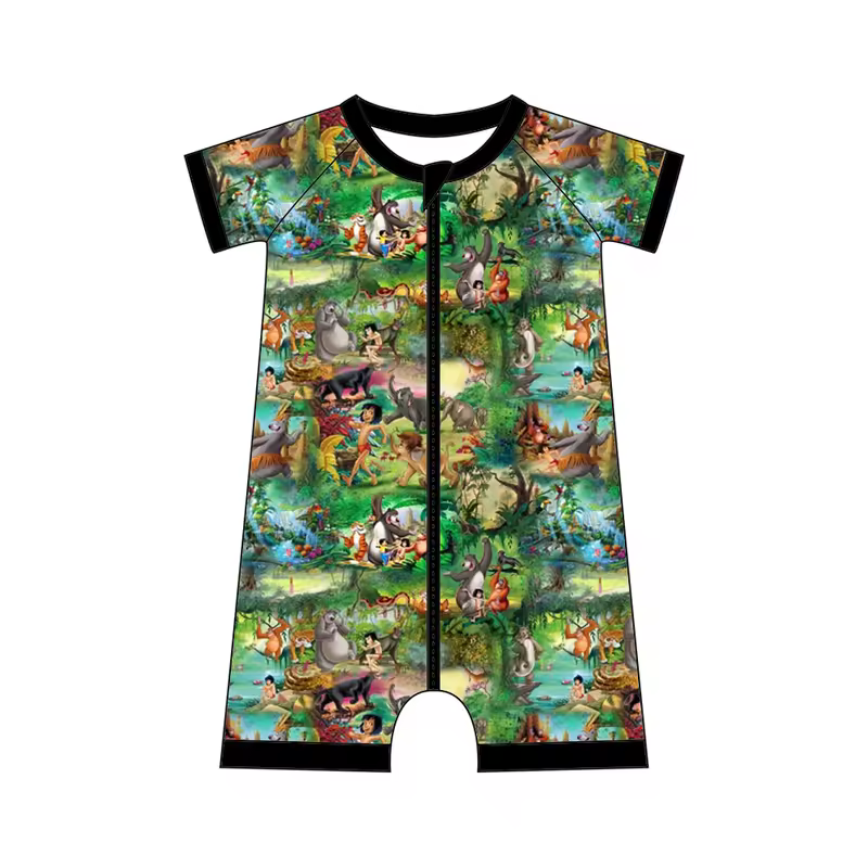 Jungle short onesie *Pre Order*